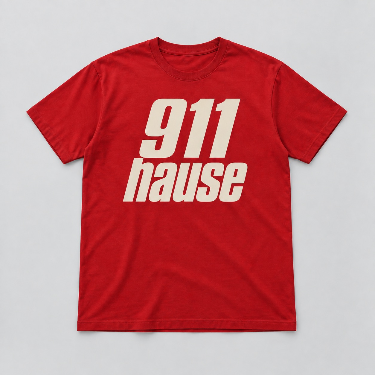 Koszulka 911 hause — Czerwona — Produkt
